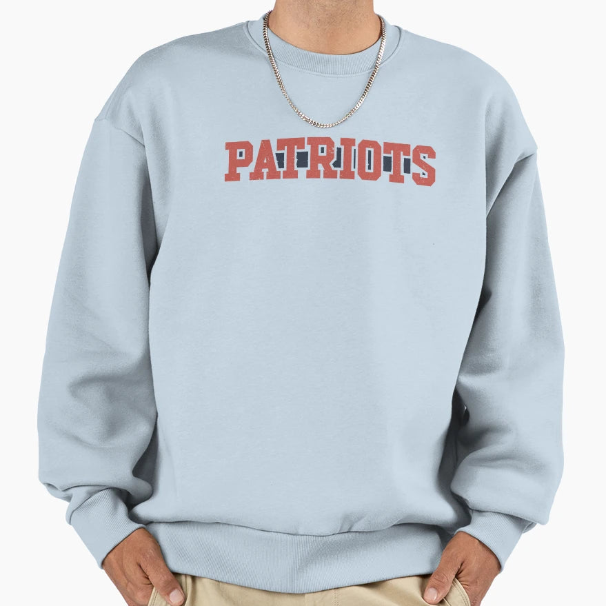 Patriots Sweatshirt - Minimalist Print for Adults - T-Shirt, Sweatshirt, Hoodie