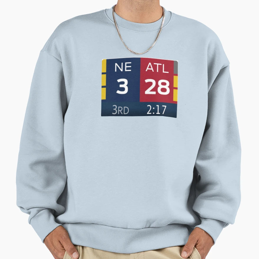28 3 Patriots Falcons Sweatshirt - Fun Novelty Design Unisex - T-Shirt, Sweatshirt, Hoodie