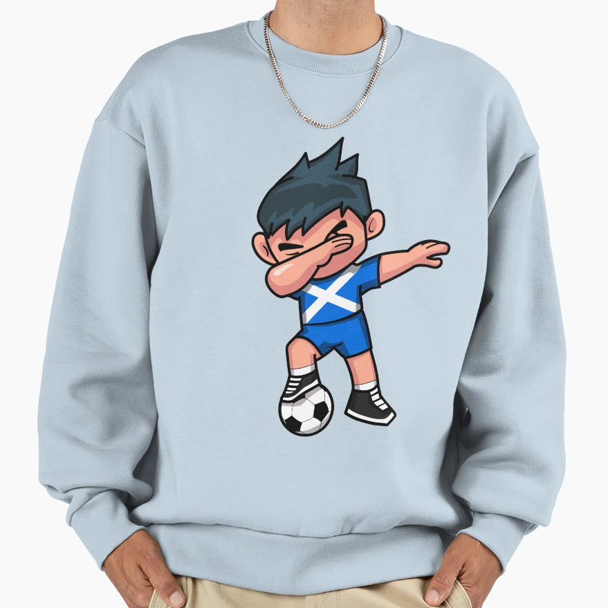 Soccer Dabbing Scotland Sweatshirt - Novelty Apparel Men Women - T-Shirt, Sweatshirt, Hoodie