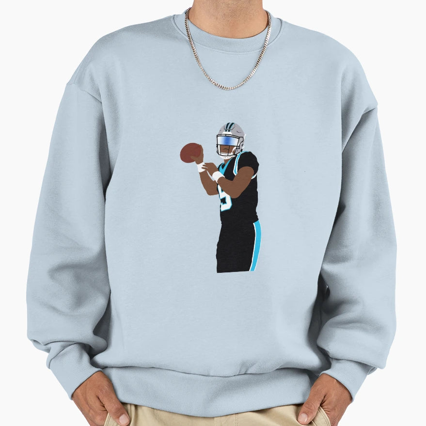 Bryce Young Carolina Panthers Sweatshirt - Minimalist Print for Adults - T-Shirt, Sweatshirt, Hoodie