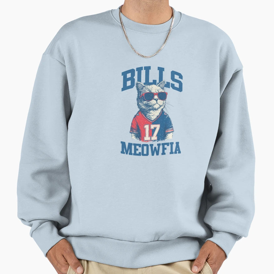 Funny Cat Lovers Buffalo Bills T-Shirt - Aesthetic Graphic Men Women - T-Shirt, Sweatshirt, Hoodie