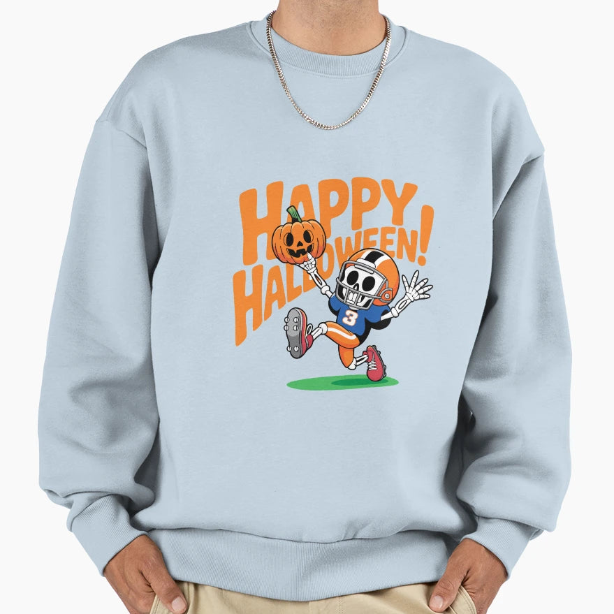 Happy Halloween Sweatshirt - Custom Art Print Men Women - T-Shirt, Sweatshirt, Hoodie