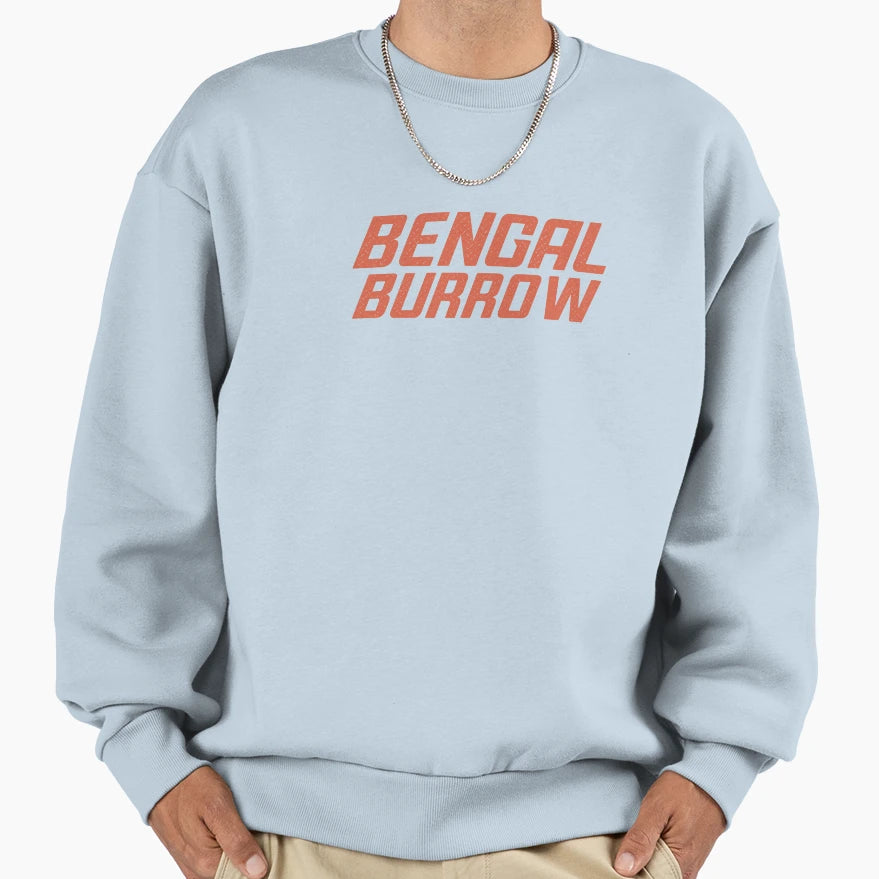 Bengal Burrow Sweatshirt - Graphic Print Men Women - T-Shirt, Sweatshirt, Hoodie