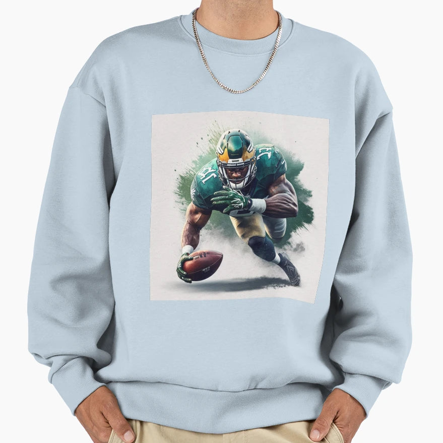 Green Legged Running Machine Rise Sweatshirt - Trendy Graphic for Adults - T-Shirt, Sweatshirt, Hoodie
