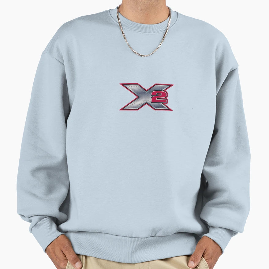 X2 Logo Sweatshirt - Novelty Apparel for Adults - T-Shirt, Sweatshirt, Hoodie