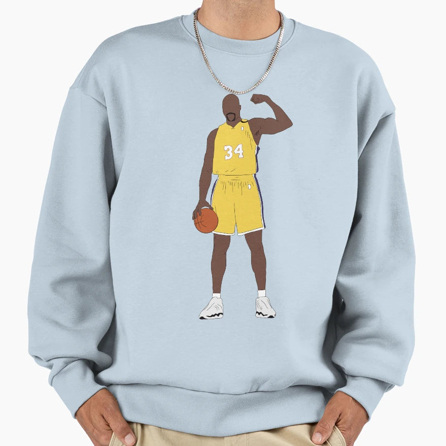 Shaquille Oneal Flex Sweatshirt - Trendy Graphic Unisex - T-Shirt, Sweatshirt, Hoodie