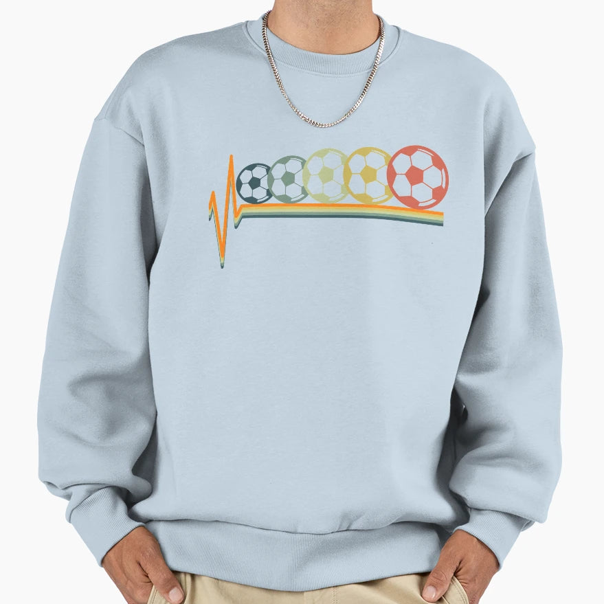 Soccer Sweatshirt - Aesthetic Graphic Men Women - T-Shirt, Sweatshirt, Hoodie