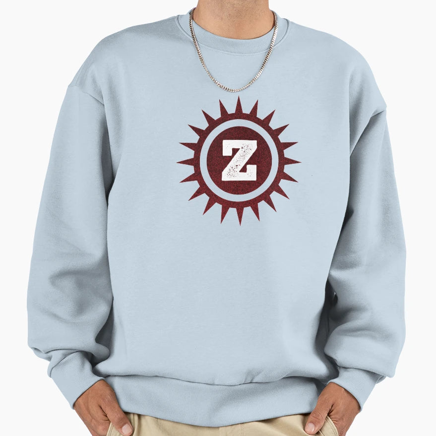 Monogram Z Red Spike Logo Sweatshirt - Trendy Graphic for Adults - T-Shirt, Sweatshirt, Hoodie