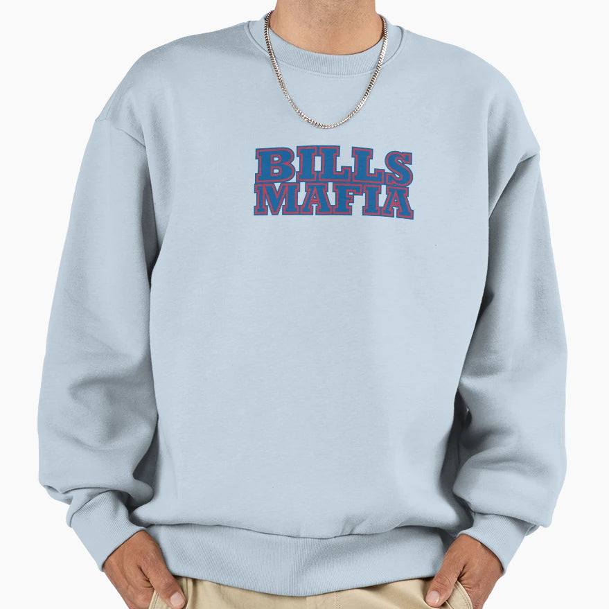 Bills Mafia Sweatshirt - Minimalist Print for Adults - T-Shirt, Sweatshirt, Hoodie