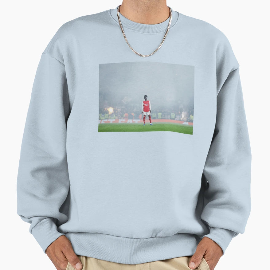 Bukayo Saka Sweatshirt - Aesthetic Graphic Men Women - T-Shirt, Sweatshirt, Hoodie