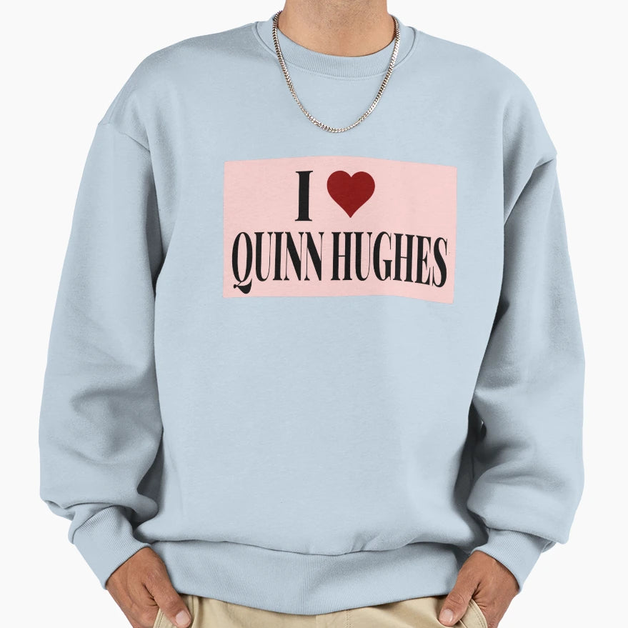 Quinn Hughes Sweatshirt - Novelty Apparel Unisex - T-Shirt, Sweatshirt, Hoodie