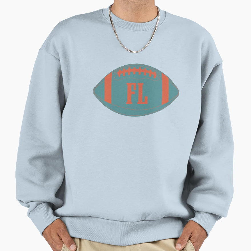 Fl Football Sweatshirt - Minimalist Print for Adults - T-Shirt, Sweatshirt, Hoodie