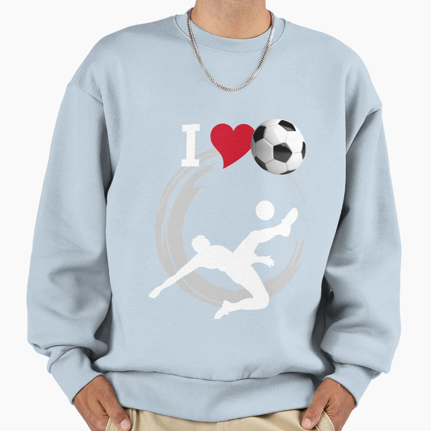 Love Soccer Football Wm Russia 2018 Sweatshirt - Aesthetic Graphic Unisex - T-Shirt, Sweatshirt, Hoodie