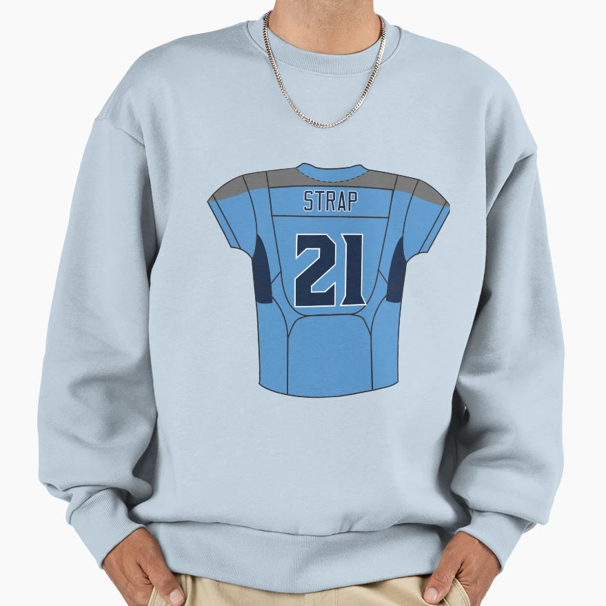 Strap Sweatshirt - Unique Graphic for Adults - T-Shirt, Sweatshirt, Hoodie