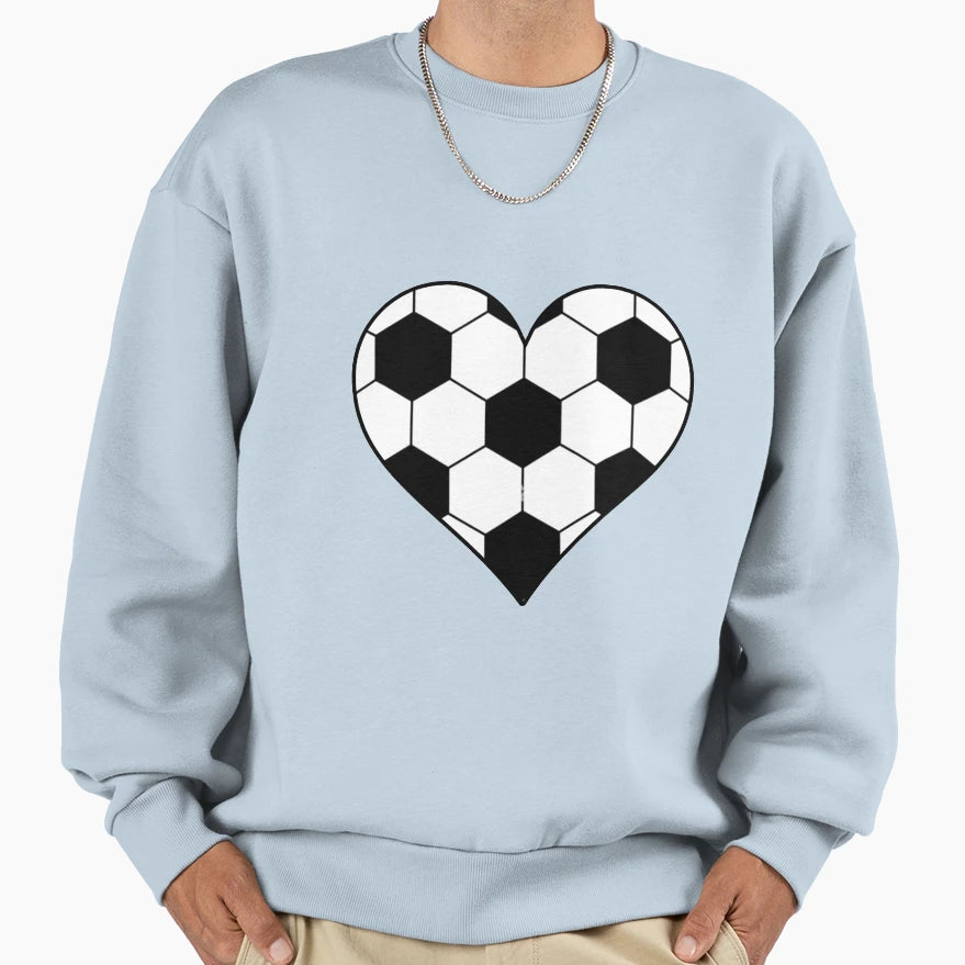 Soccer Love Sweatshirt - Streetwear Style for Adults - T-Shirt, Sweatshirt, Hoodie