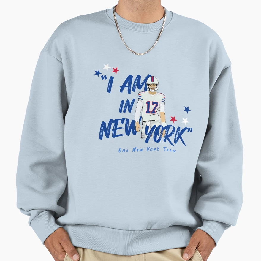 I Am New York Sweatshirt - Fun Novelty Design for Adults - T-Shirt, Sweatshirt, Hoodie