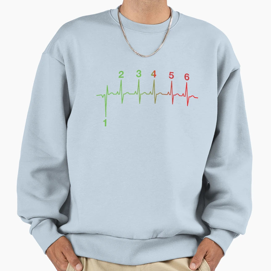 Motorcycle Shifting Gears Life Line T-Shirt - Graphic Print Unisex - T-Shirt, Sweatshirt, Hoodie