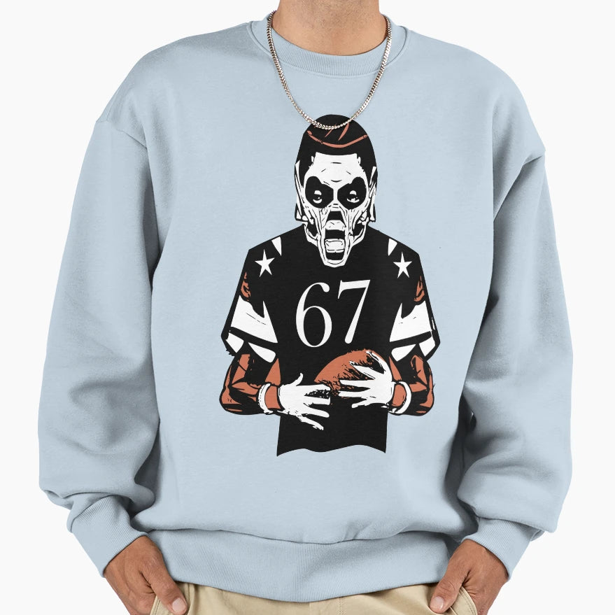 Fearless Gridiron Beast Monster Sweatshirt - Trendy Graphic Unisex - T-Shirt, Sweatshirt, Hoodie