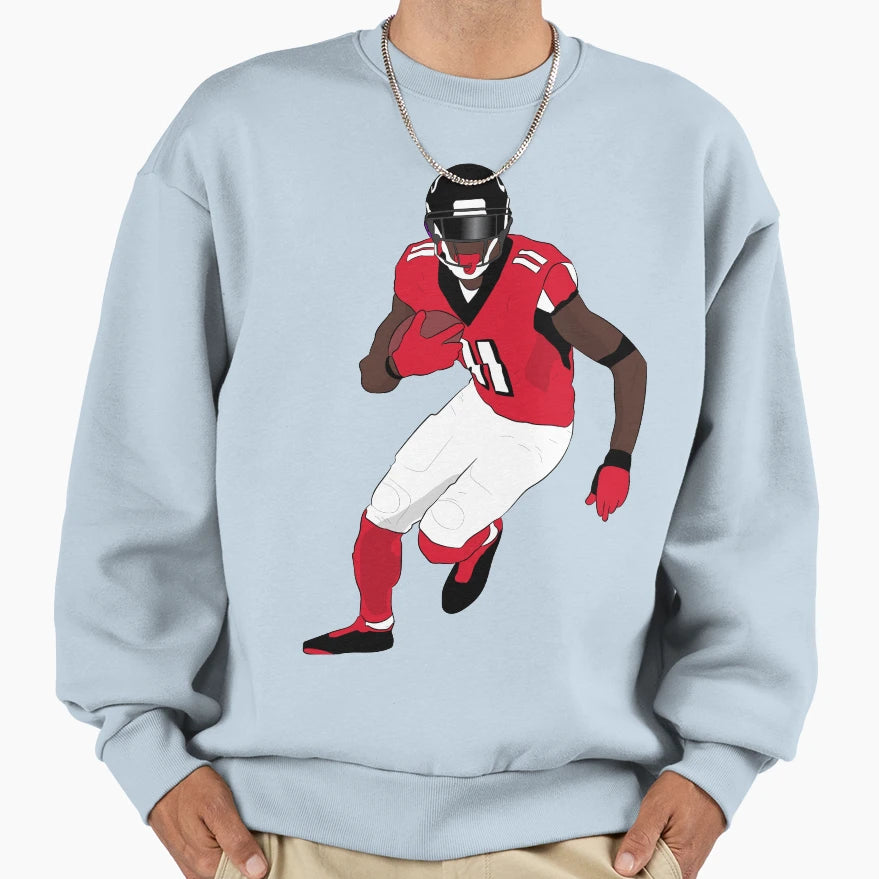 Touchdown Jones Sweatshirt - Minimalist Print for Adults - T-Shirt, Sweatshirt, Hoodie
