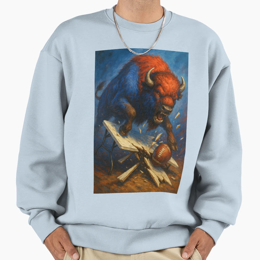 Buffalo Football V5 Sweatshirt - Graphic Print Unisex - T-Shirt, Sweatshirt, Hoodie
