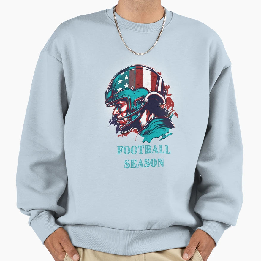Football Season Sweatshirt - Unique Graphic for Adults - T-Shirt, Sweatshirt, Hoodie