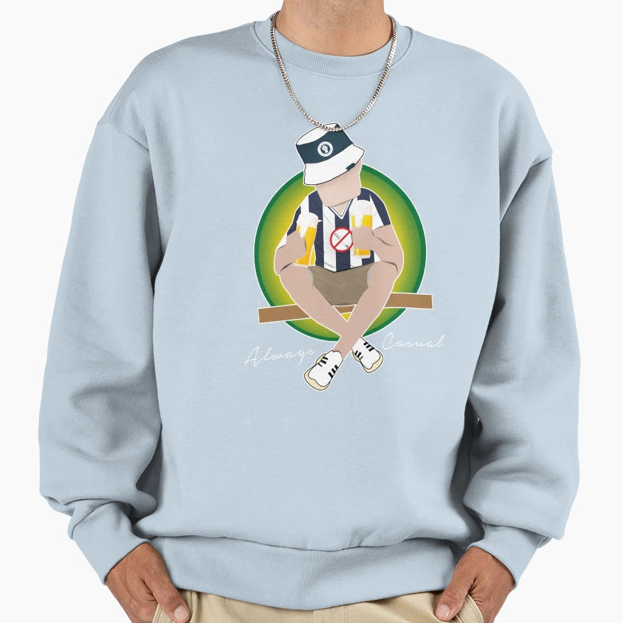 West Bromwich Albion Always Casual Sweatshirt - Streetwear Style for Adults - T-Shirt, Sweatshirt, Hoodie