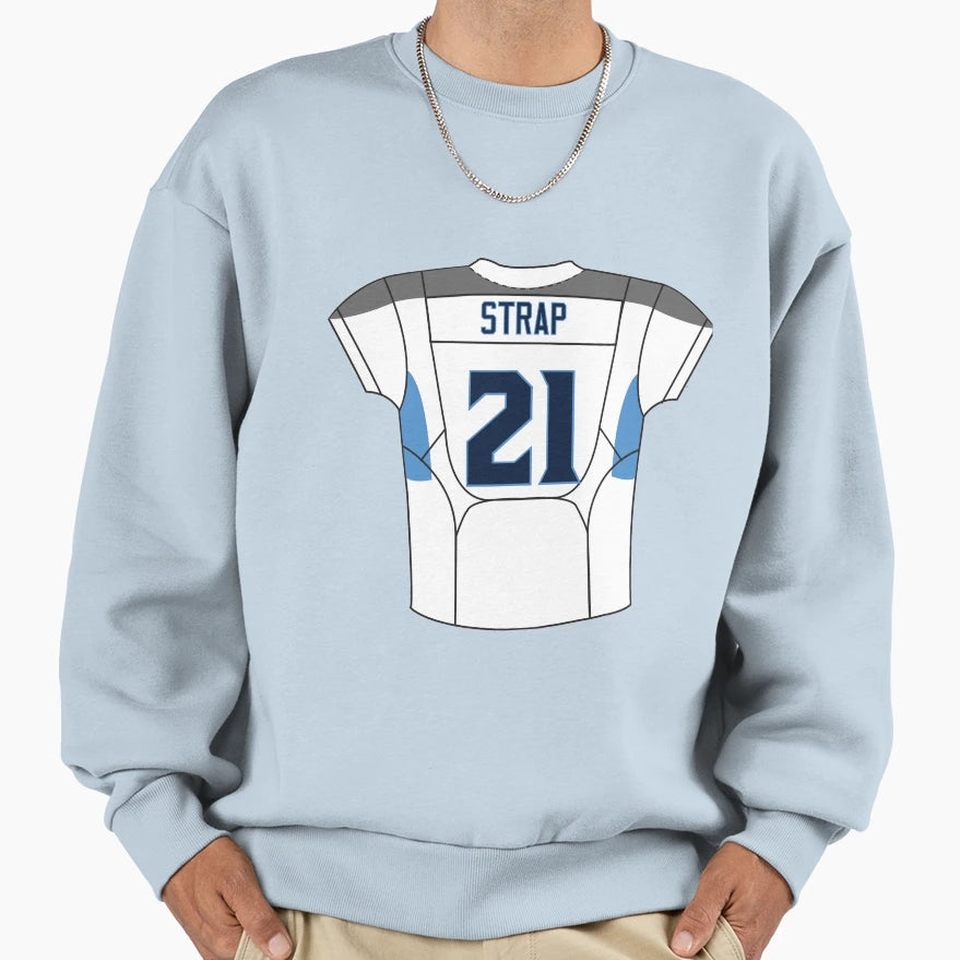 Strap Sweatshirt - Minimalist Print Unisex - T-Shirt, Sweatshirt, Hoodie