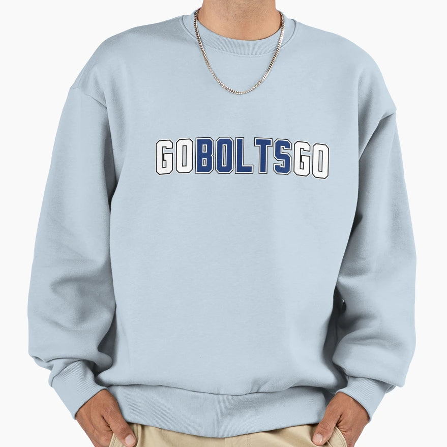 Go Bolts Sweatshirt - Minimalist Print Unisex - T-Shirt, Sweatshirt, Hoodie