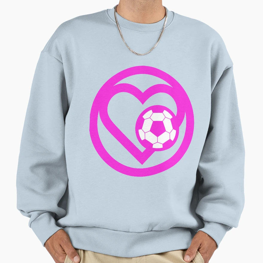 I Love Soccer Sweatshirt - Novelty Apparel Men Women - T-Shirt, Sweatshirt, Hoodie