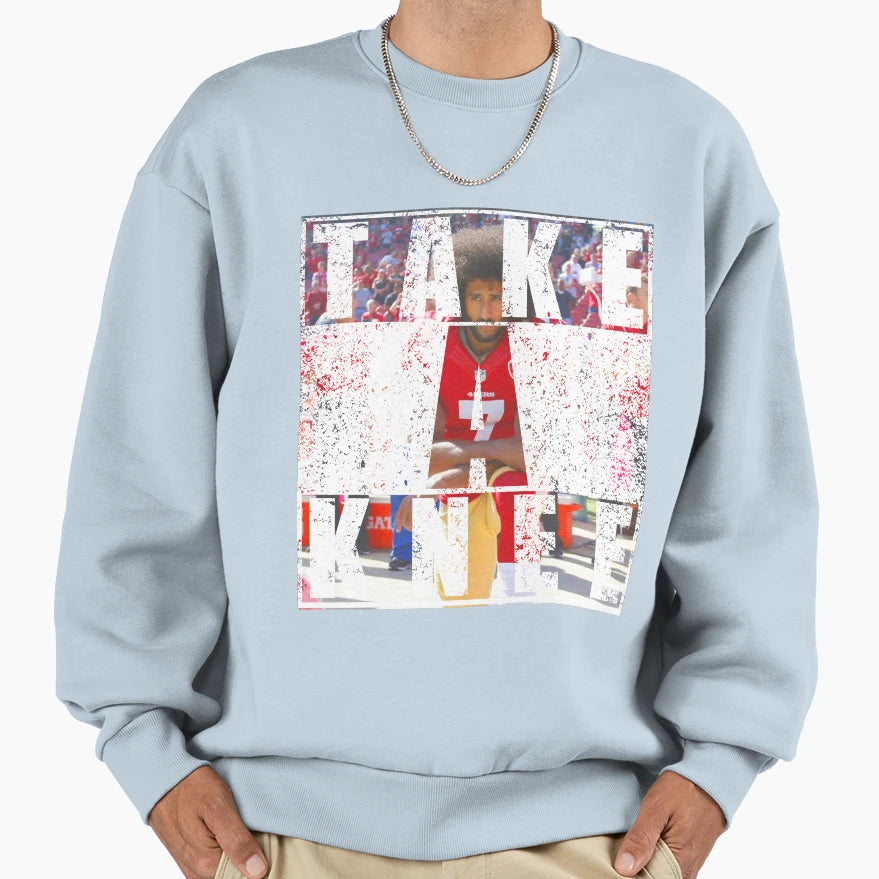 Take Knee Im Kap 7 Imwithkap T-Shirt - Casual Everyday Wear Unisex - T-Shirt, Sweatshirt, Hoodie