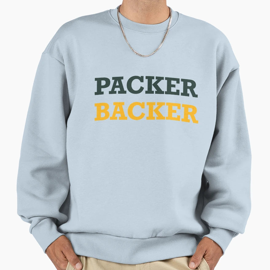 Packer Backer Show Your Green Sweatshirt - Fun Novelty Design Men Women - T-Shirt, Sweatshirt, Hoodie