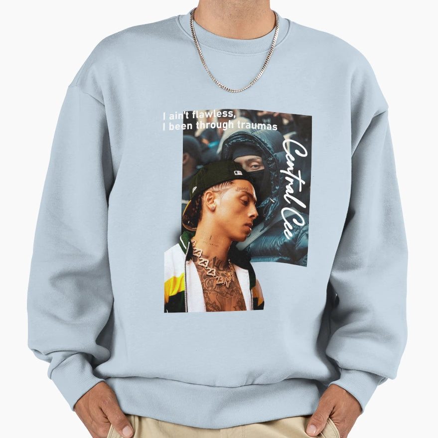 Central Cee Wild West Uk Rapper Sweatshirt - Trendy Graphic for Adults - T-Shirt, Sweatshirt, Hoodie