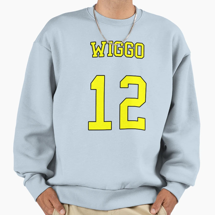Wiggo 12 Jersey Sweatshirt - Streetwear Style for Adults - T-Shirt, Sweatshirt, Hoodie