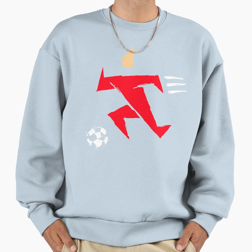 Soccer Player Sweatshirt - Custom Art Print Men Women - T-Shirt, Sweatshirt, Hoodie