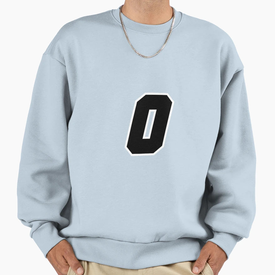 Nomber 0 Sweatshirt - Minimalist Print Men Women - T-Shirt, Sweatshirt, Hoodie