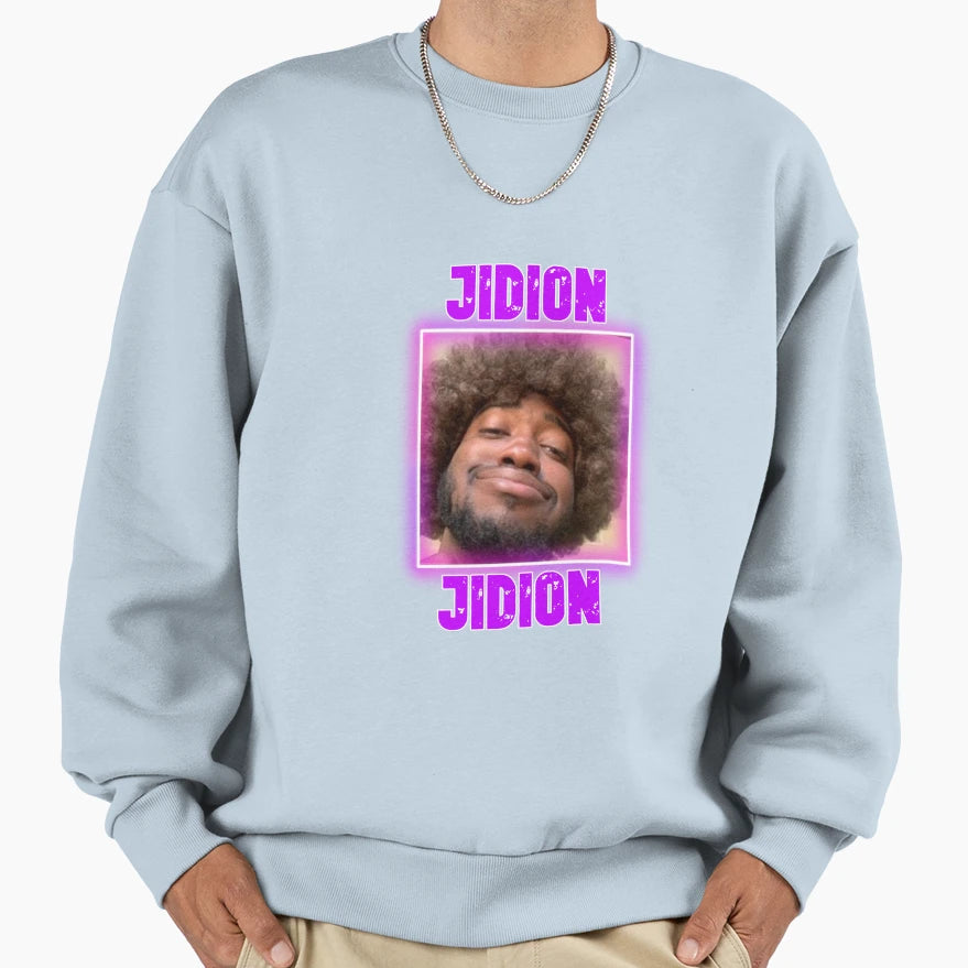 Jidion Afro Sweatshirt - Custom Art Print Unisex - T-Shirt, Sweatshirt, Hoodie