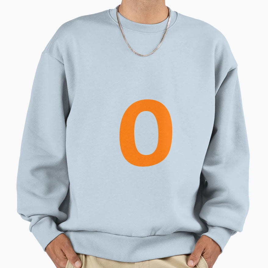 Orange Color Number 0 Orange Color Sweatshirt - Streetwear Style Unisex - T-Shirt, Sweatshirt, Hoodie