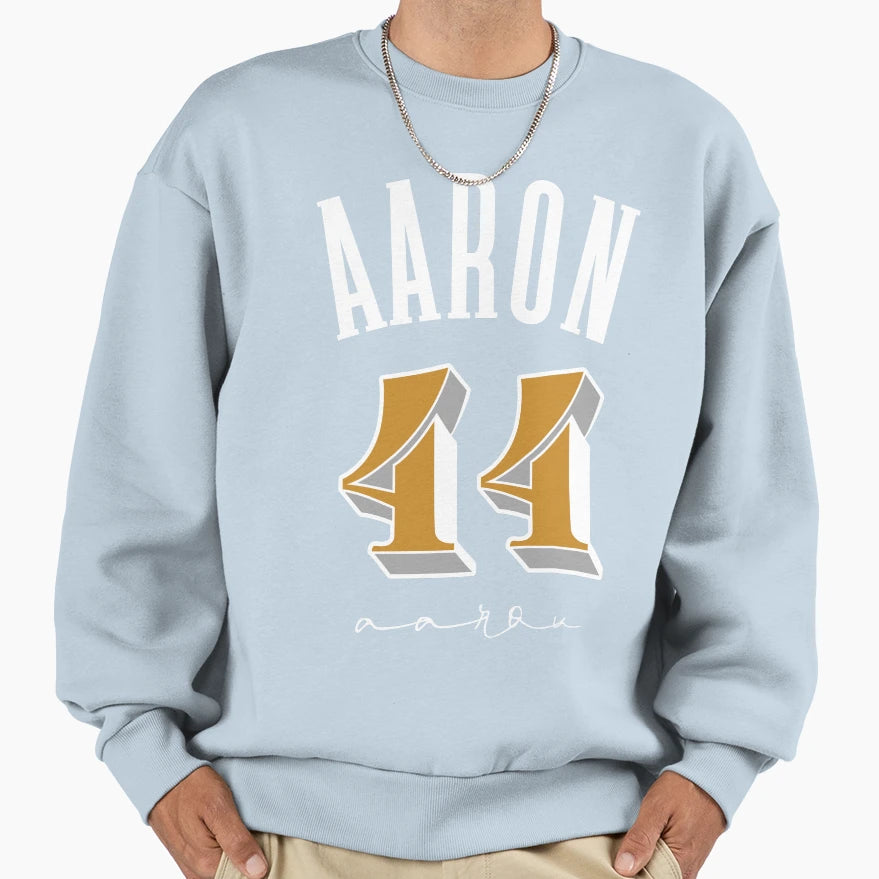 Hank Aaron 44 Sweatshirt - Novelty Apparel Men Women - T-Shirt, Sweatshirt, Hoodie