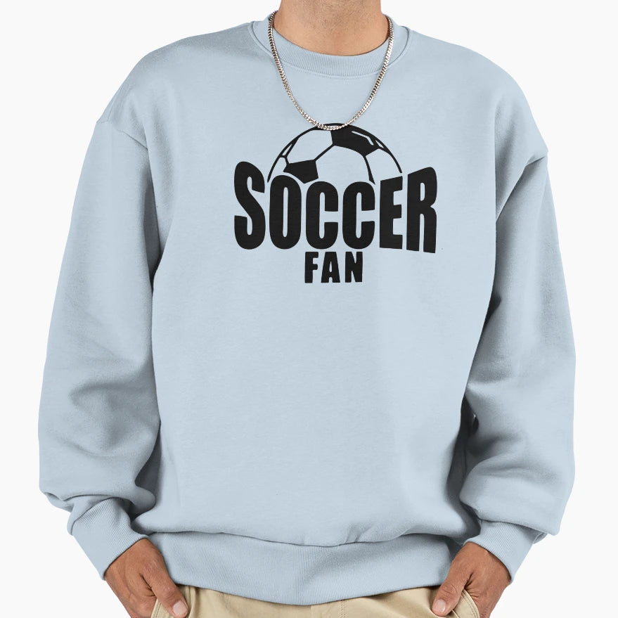 Soccer Fan Sweatshirt - Aesthetic Graphic Unisex - T-Shirt, Sweatshirt, Hoodie