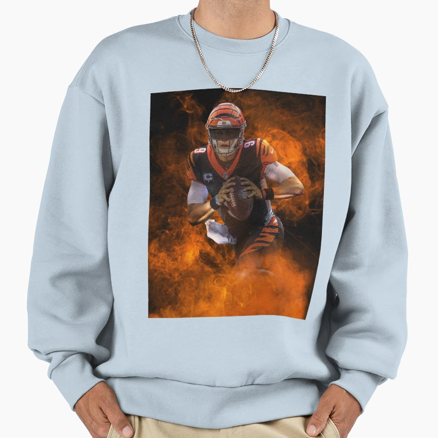 JB Cincinnati Sports Art Sweatshirt - Custom Art Print for Adults - T-Shirt, Sweatshirt, Hoodie