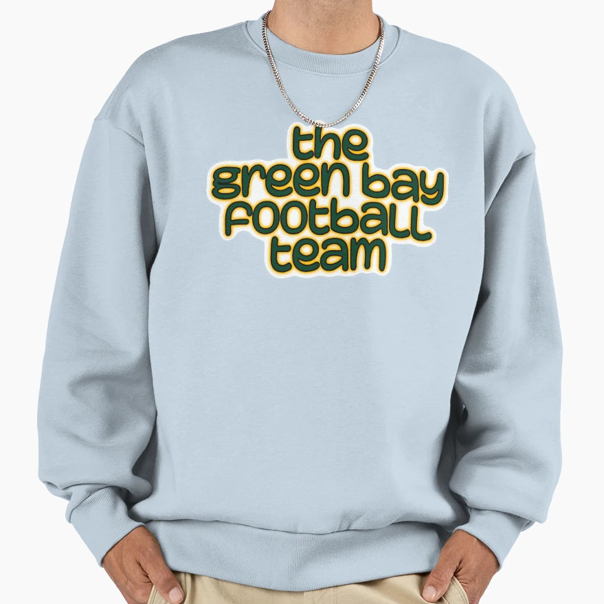Green Bay Football Team Sweatshirt - Graphic Print Men Women - T-Shirt, Sweatshirt, Hoodie