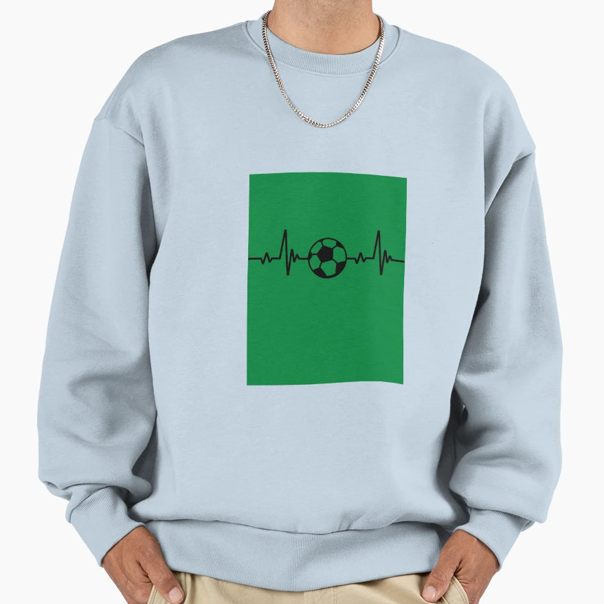 Soccer Pulse Sweatshirt - Streetwear Style for Adults - T-Shirt, Sweatshirt, Hoodie