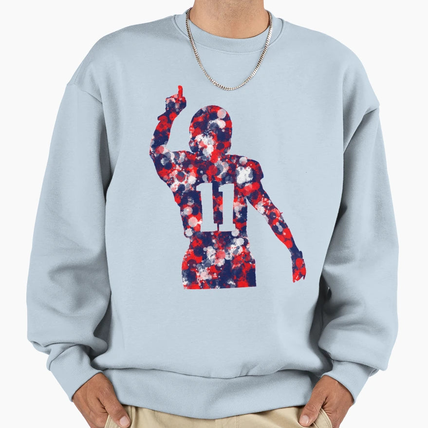 Splatter Edelman Sweatshirt - Unique Graphic Men Women - T-Shirt, Sweatshirt, Hoodie