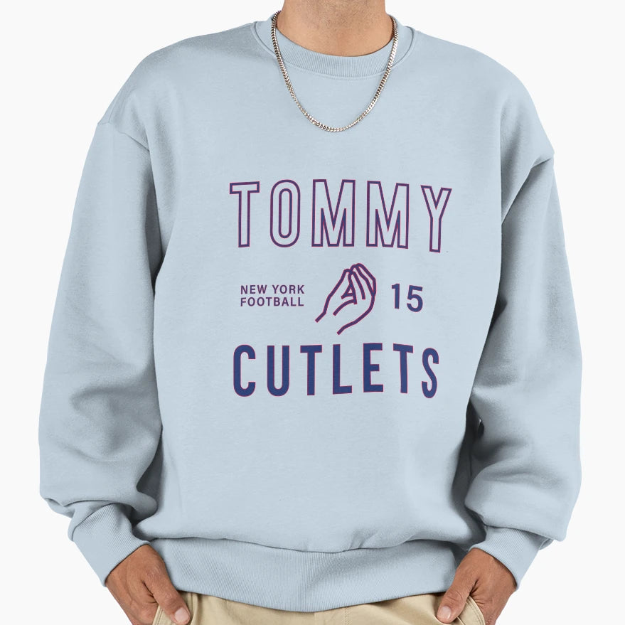 Tommy Cutlets Sweatshirt - Minimalist Print for Adults - T-Shirt, Sweatshirt, Hoodie