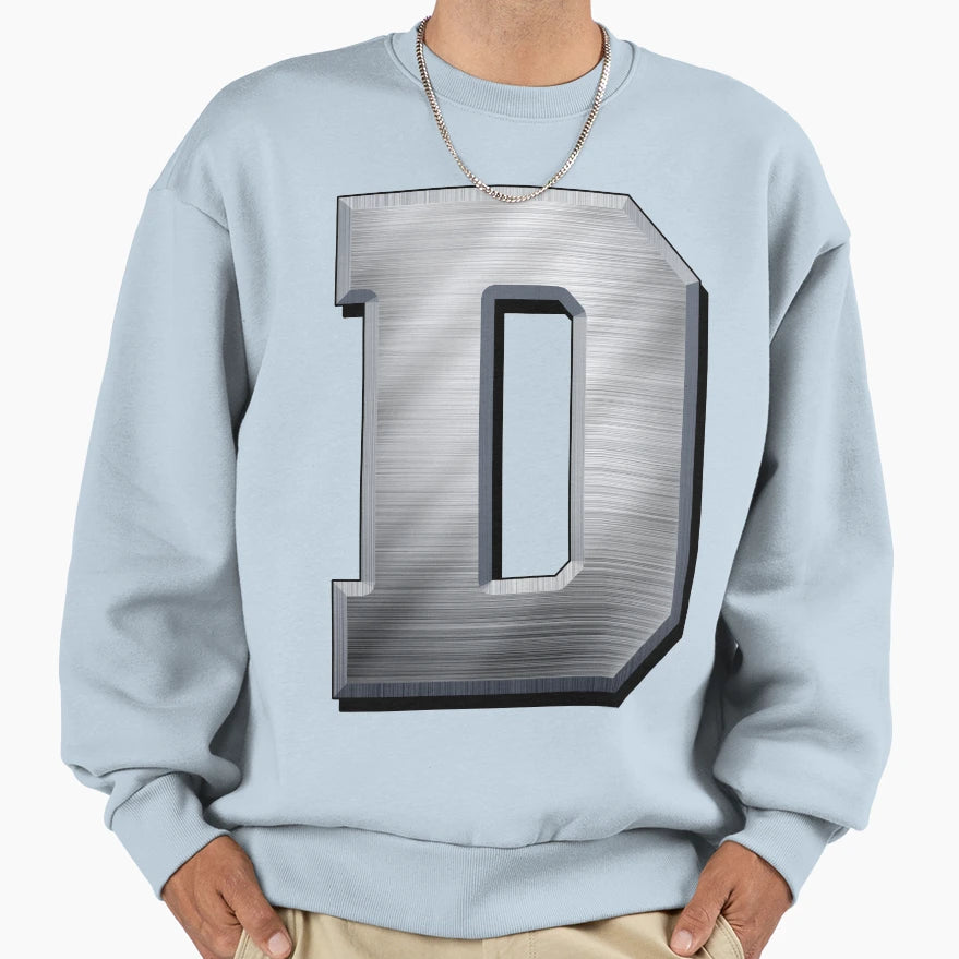 Copy Copy Copy Big Steel Letter D Sweatshirt - Novelty Apparel Unisex - T-Shirt, Sweatshirt, Hoodie