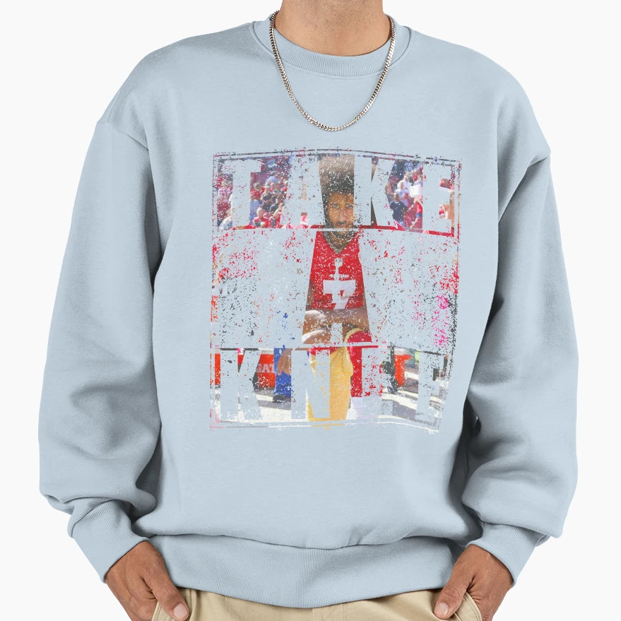 Take Knee Im Kap 7 Imwithkap Takeaknee T-Shirt - Trendy Graphic for Adults - T-Shirt, Sweatshirt, Hoodie