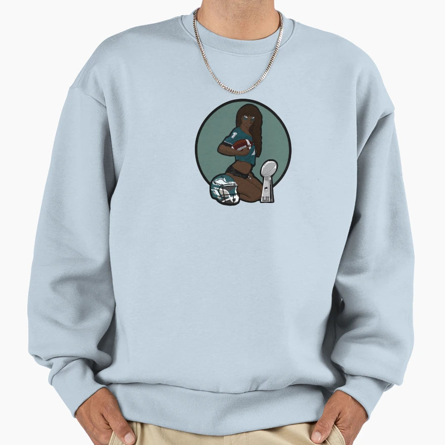 Philadelphia Pinup V3 Sweatshirt - Graphic Print for Adults - T-Shirt, Sweatshirt, Hoodie