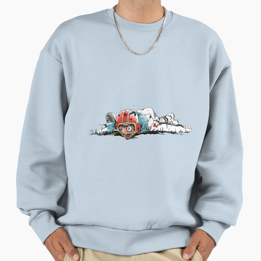 Last Down Sweatshirt - Minimalist Print Unisex - T-Shirt, Sweatshirt, Hoodie