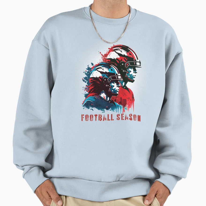 Football Season Sweatshirt - Aesthetic Graphic Unisex - T-Shirt, Sweatshirt, Hoodie