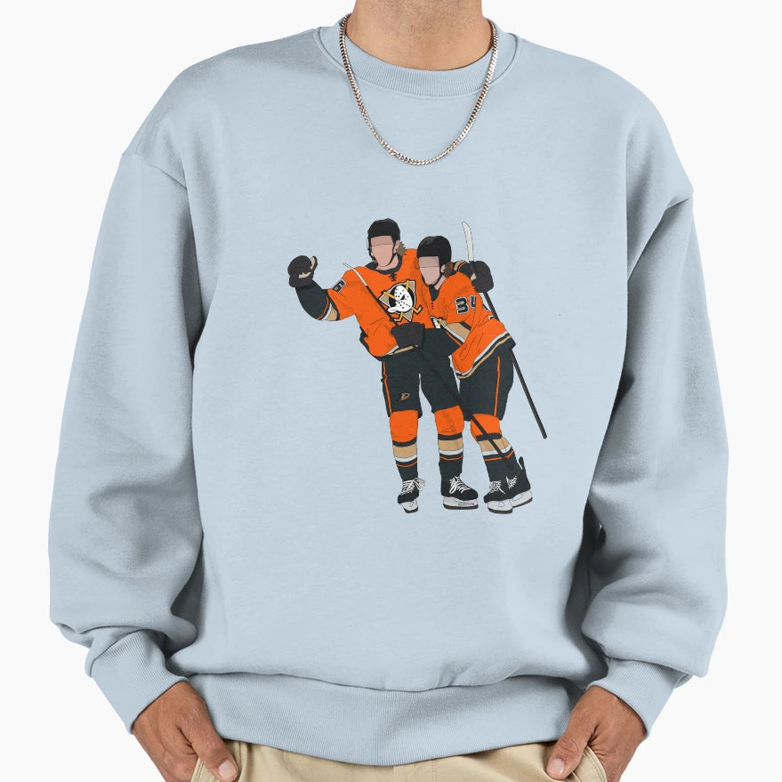 Trevor Zegras Jamie Drysdale Sweatshirt - Aesthetic Graphic Men Women - T-Shirt, Sweatshirt, Hoodie